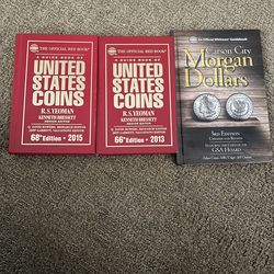 United state coins and Carson City Morgan dollars 3rd edition books