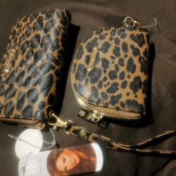 Jessica Simpson Animal Print Walltes