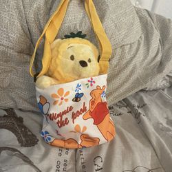 Small Pooh In Bag 