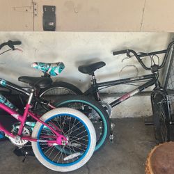 Three bikes
