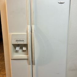 Whirlpool Side-by-Side Refrigerator – Works Great – $20