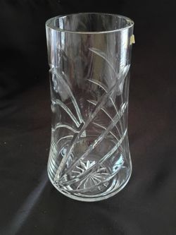 Crystal christelary vase