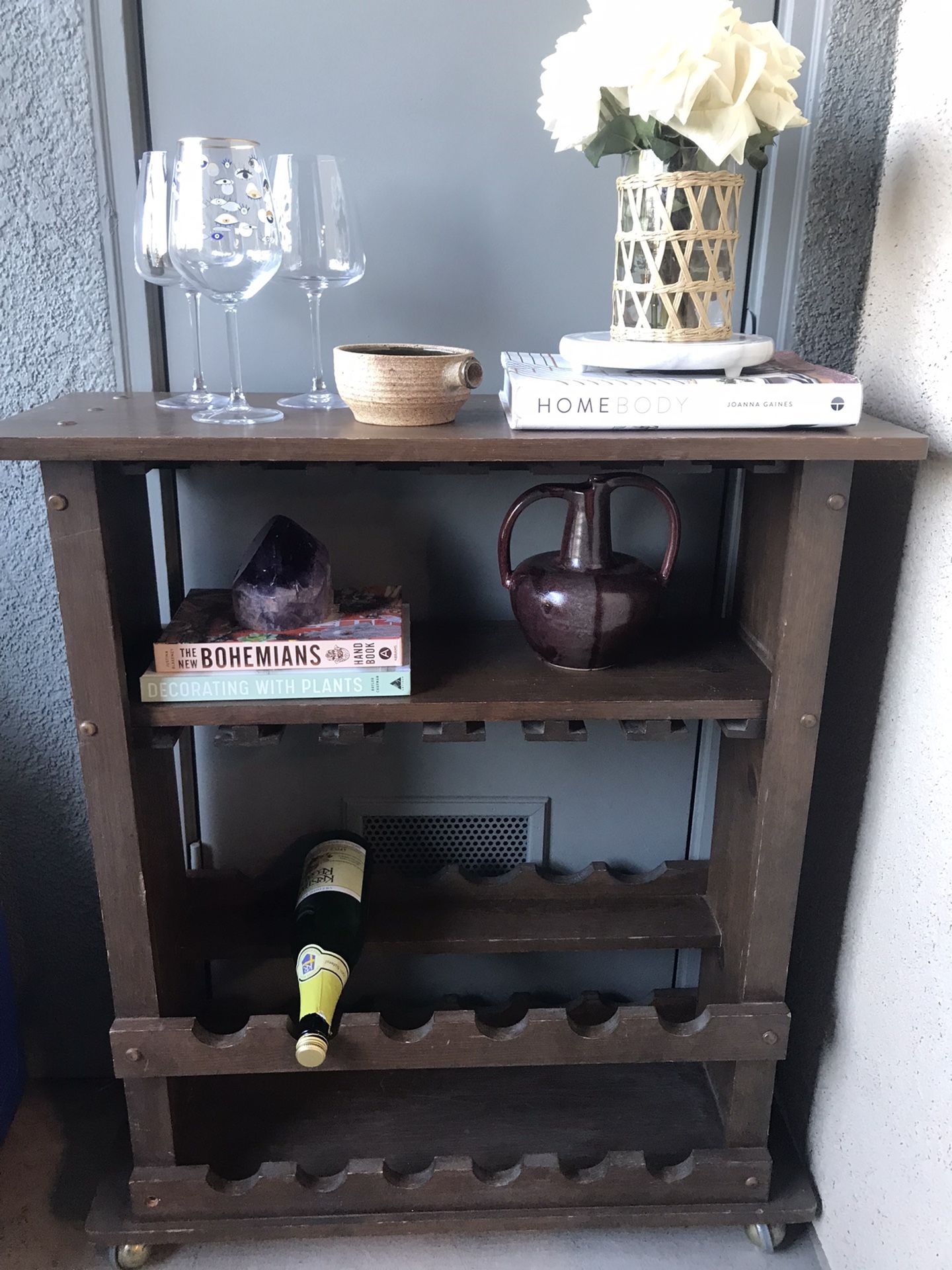 1960’s Wooden Bar Cart