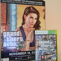 Xbox 360 GTA 5 Game & Store Display 