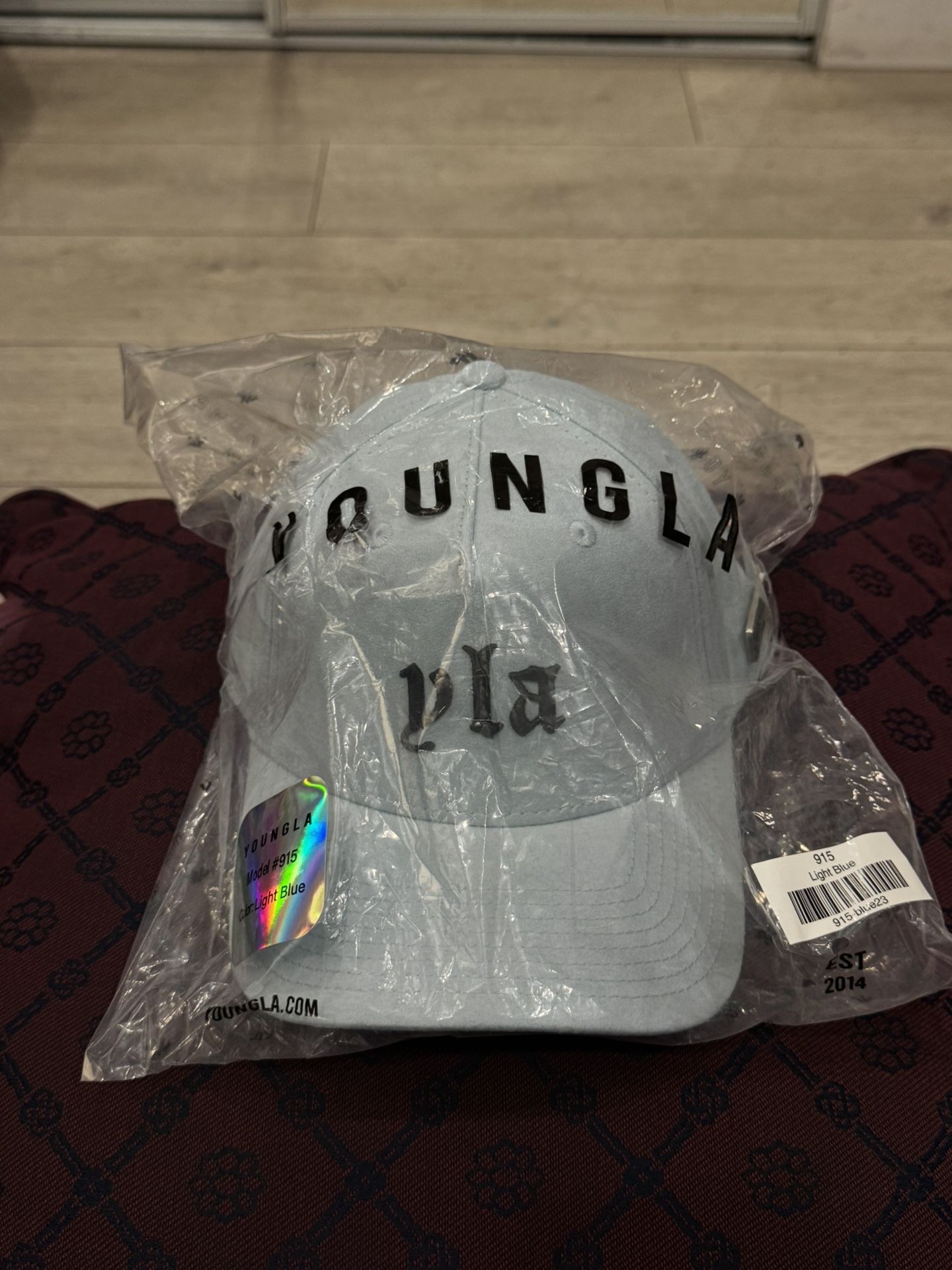 Light Blue YoungLA baseball cap