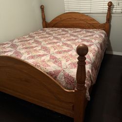 King Size Bed & Mattress 