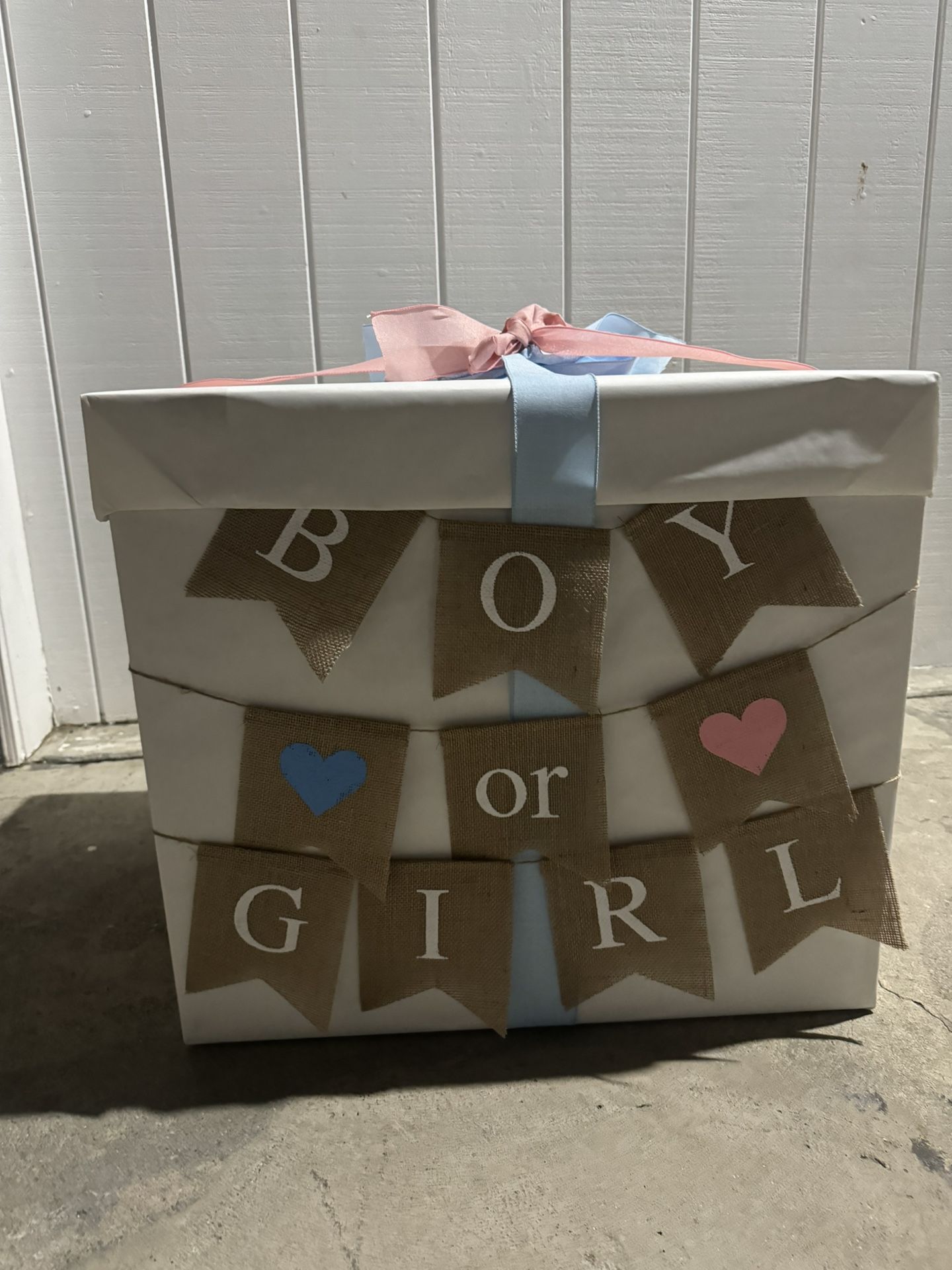 Gender Reveal Box