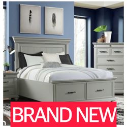 Queen Bed Frame With Draws. Brand New In Box