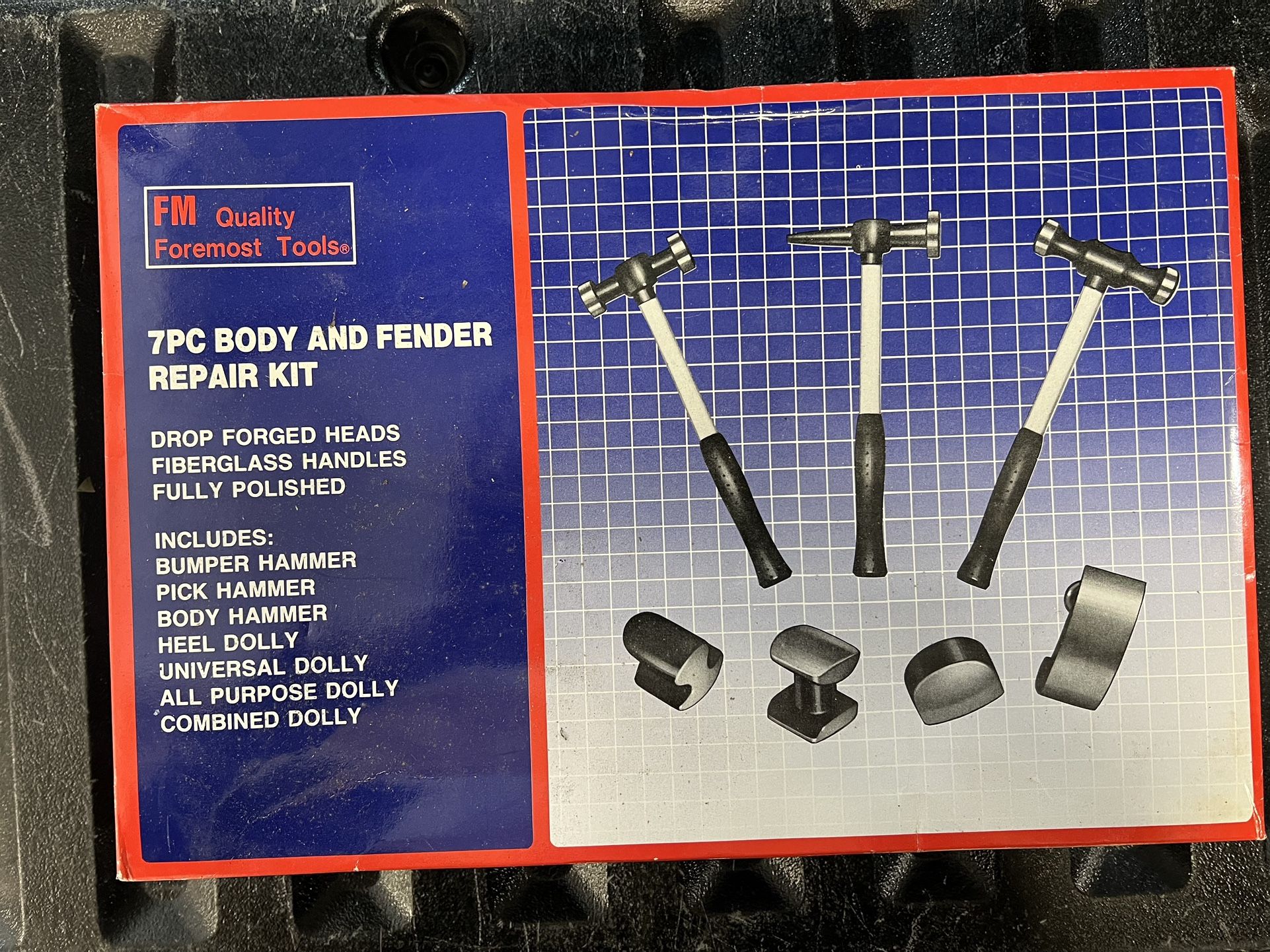 $25!!! PITTSBURG BODY/FENDER REPAIR SET & PITTSBURG AUTOMOTIVE DENT PULLER - LIKE NEW!