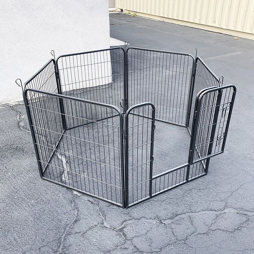 $85 (Brand New) Heavy duty 32” tall x 32” wide x 6-panel pet playpen dog crate kennel exercise cage fence 