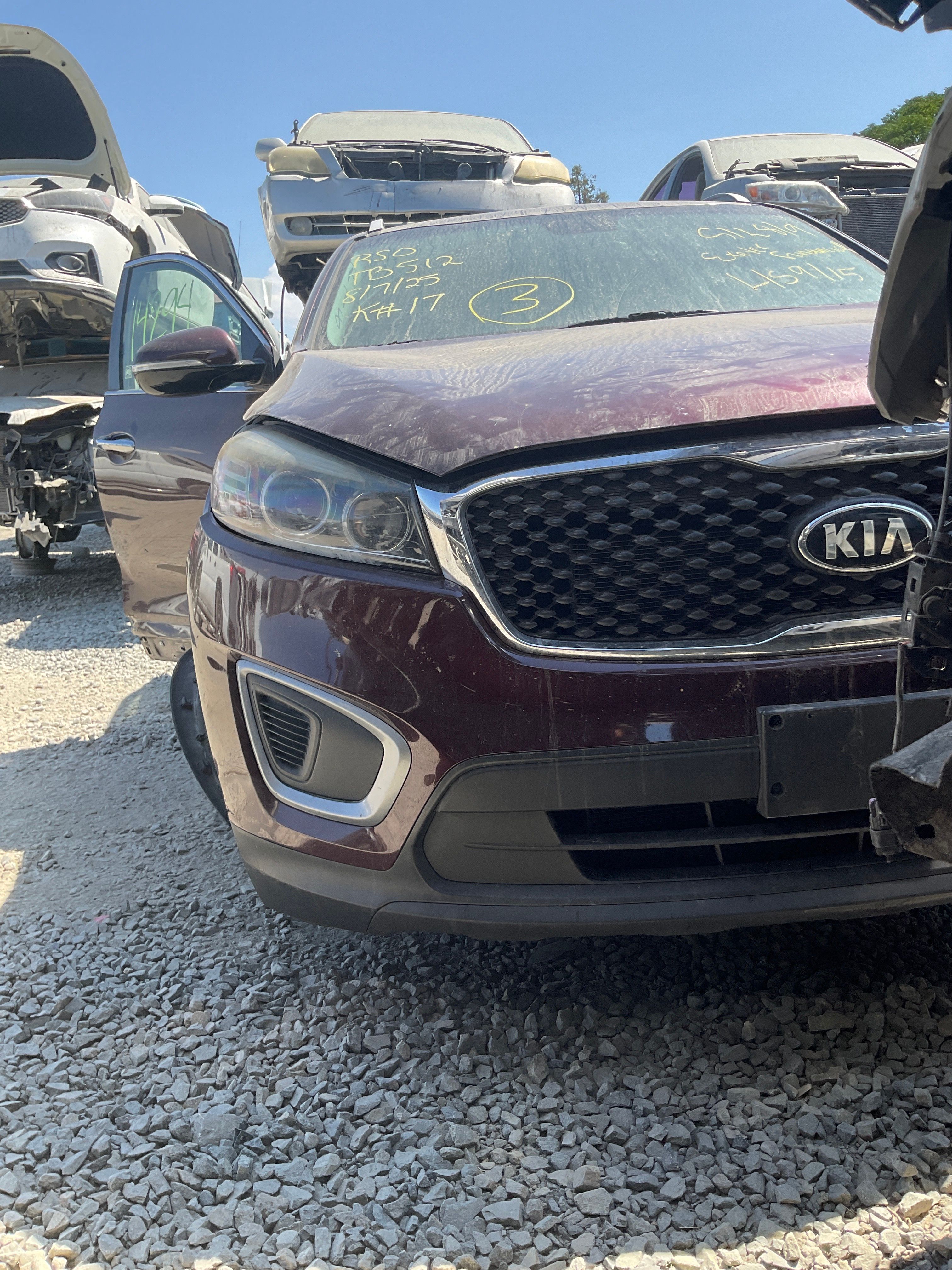 Parts for KIA SORENTO FWD V6 4D SUV LX 2017 - Stock #14294