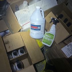 Hospital grade cleaning supplies