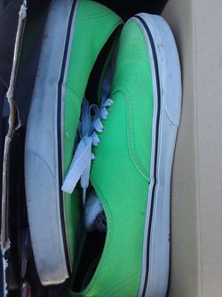 Vans Lime Green Size 10.5