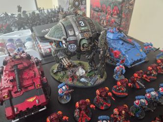 Warhammer figures lot painted