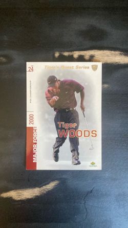 2000 PGA Upper Deck Tiger Woods Jumbo Cards
