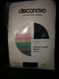 Deconovo Thermal Insulated Blackout Curtains 2-Pack