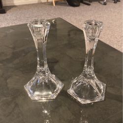 Glass Candle Holders 