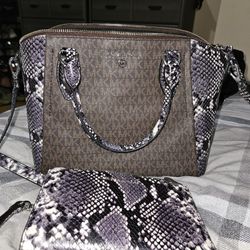 Michael Kors Matching Purse And Clutch