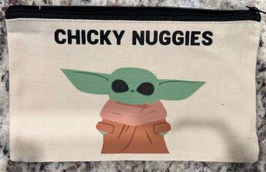 Chicky Nuggies Baby Yoda Canvas Zipper Pouch