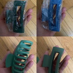 4 Hair Claw Clips
