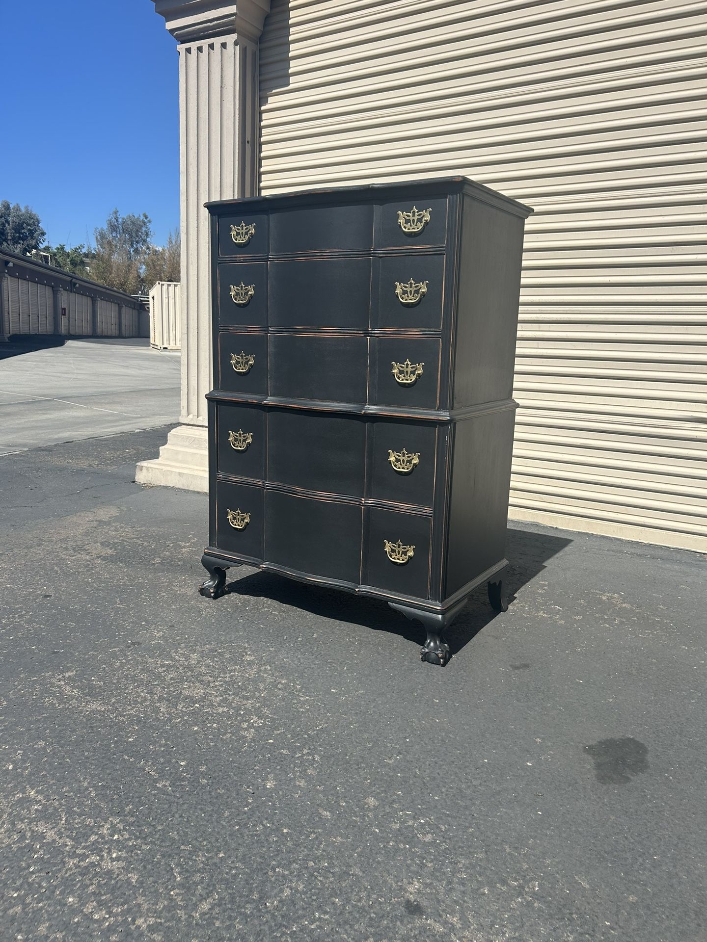 Shabby Chic Tall Dresser By Kling