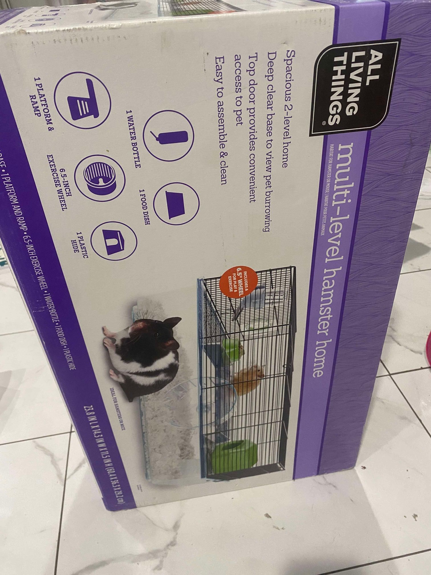 All Living Things Multi-Level Hamsters Home - New in Sealed Box Starter kit