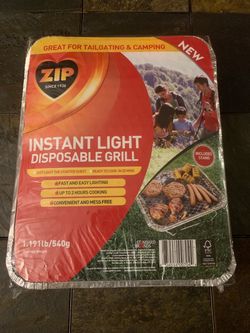 Zip Instant Light Disposable Grill