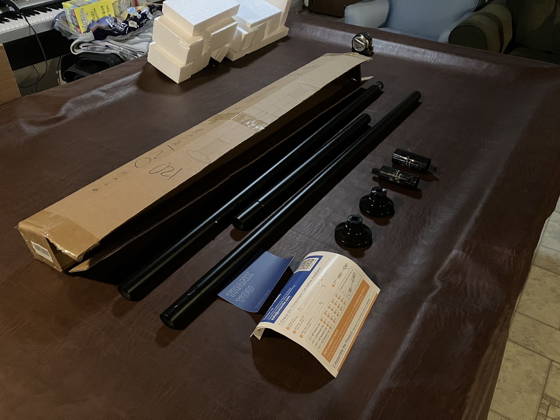 Curtain Tension Rod 51-126 Inches