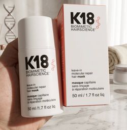 K18 leave in molecular hair mask AMAZING New Authentic