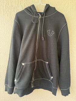 True religion Mens hoodie with zipper