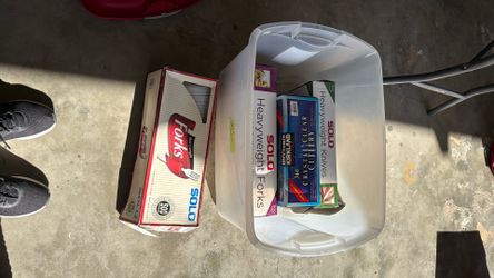 Box Plastic Utensils 