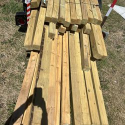 Postes  Verdes 4x4 X 8 De Largo 