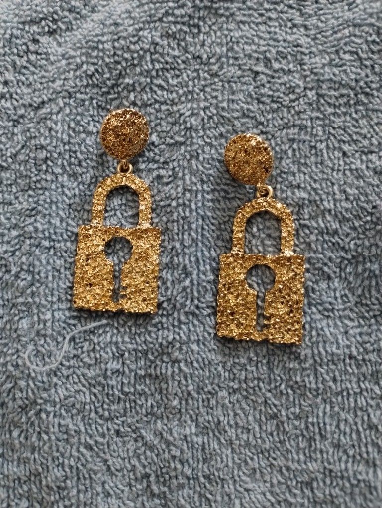 Lock Earrings