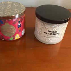 Bath And Body Works Candle Pair