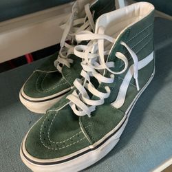 Emerald Green Vans Hi Top