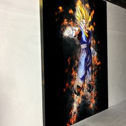 Canvas wall decoration 30”x42”. Brand new we can make it in different sizes, from  4.5”x4.5” to 30”x66”, Wood frame and sprayed with glossy clear coat