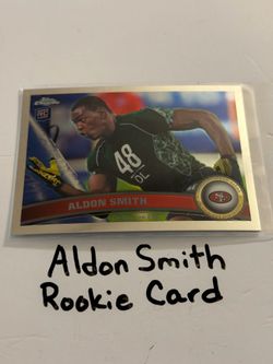 Aldon Smith San Francisco 49ers All-Pro LB Topps Rookie Card.