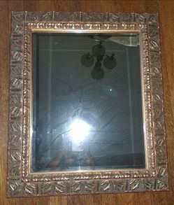 Gold Ornate Framed Wall Mirror