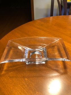 Nambe crystal bowl
