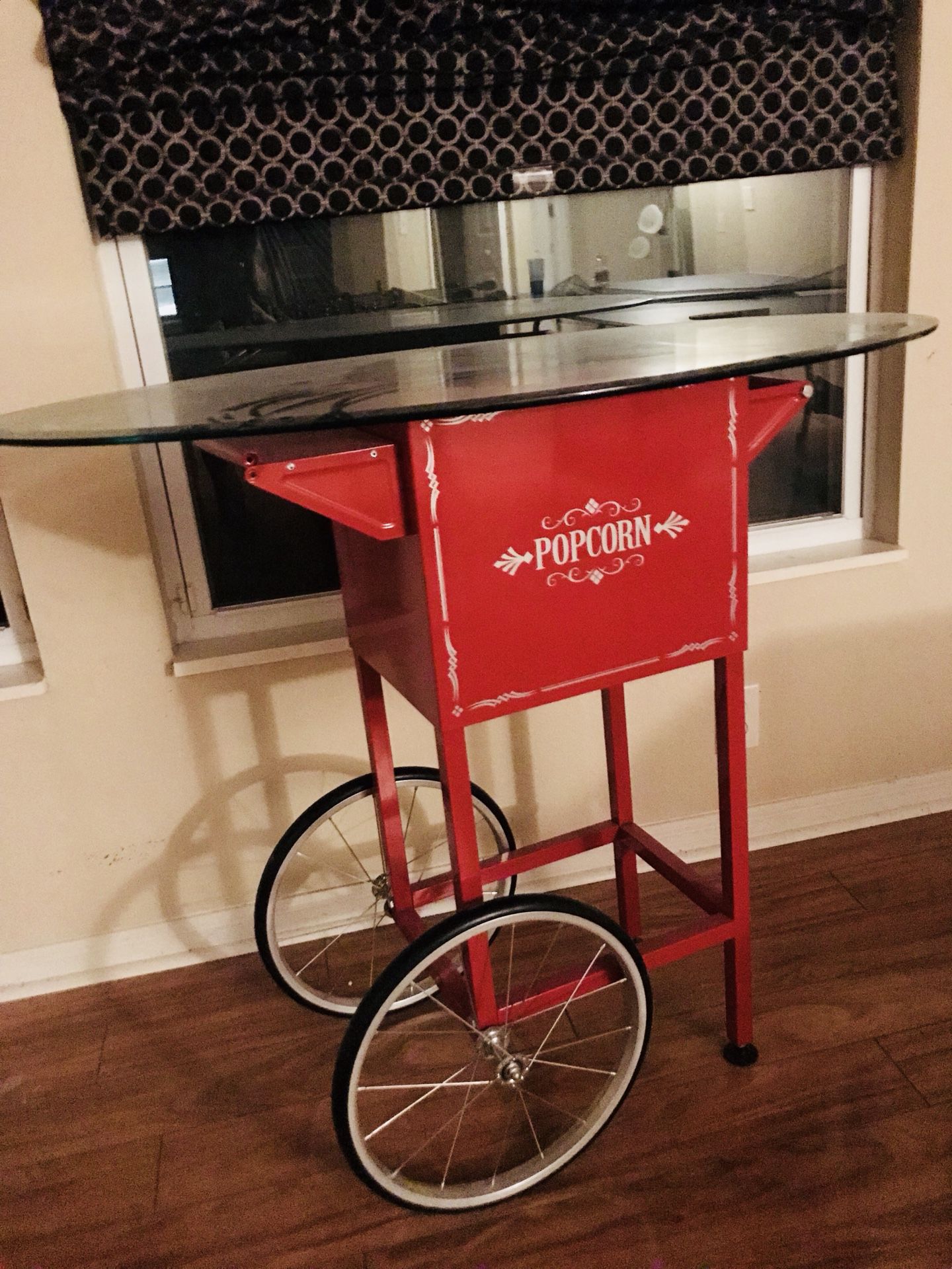 Red “Popcorn” Table