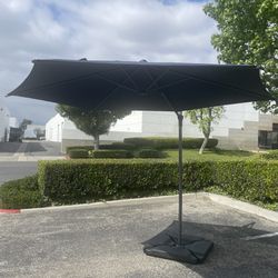 UMBRELLA - 10ft Umbrella Outdoor Patio Cantilever with Weights 