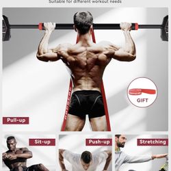 HAPBEAR Pull Up Bar for Doorway Weights