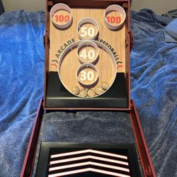 Miniature Arcade Style Skee-Ball Game 