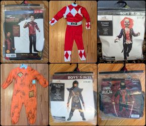 Boy's Halloween Costumes - $8 each, various sizes - NEW - see description