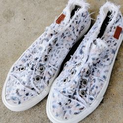 Blowfish Malibu Play Rainforest Leopard Slip On Women’s Sneakers Size 7