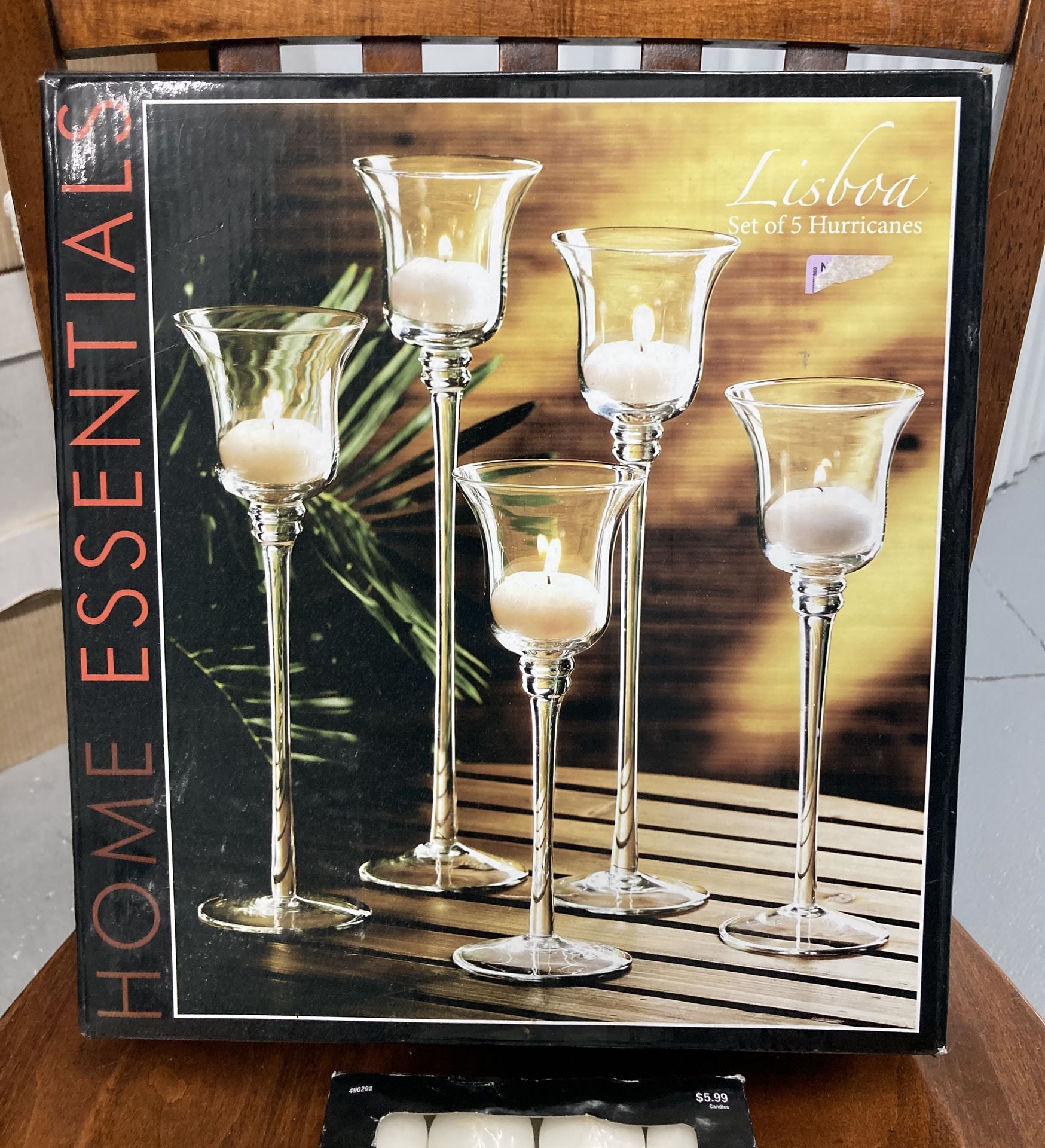 Home Essentials Glass Votive Candle Holders 