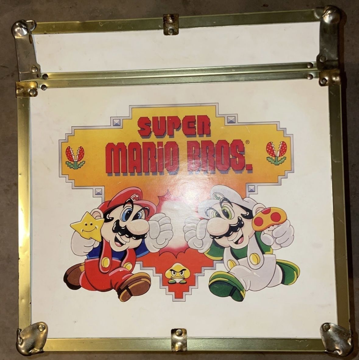 RARE Vintage Nintendo Super Mario Zelda Toy box Storage chest Retro Video Game