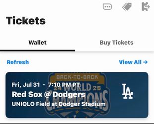 Red Sox @ Dodgers