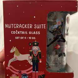 Nutcracker Christmas Cocktail Glasses