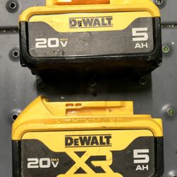 Dewalt 5.0ah Batteries 